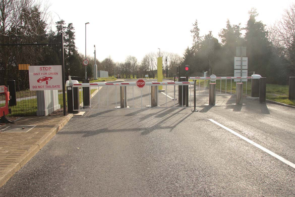 perimeter security gate